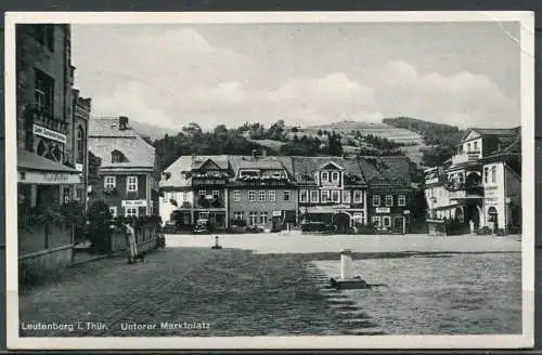 (04629) Leutenberg i. Thür.  Unterer Marktplatz - gel. 1940