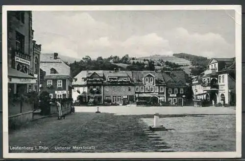 (4629) Leutenberg i. Thür.  Unterer Marktplatz - gel. 1940