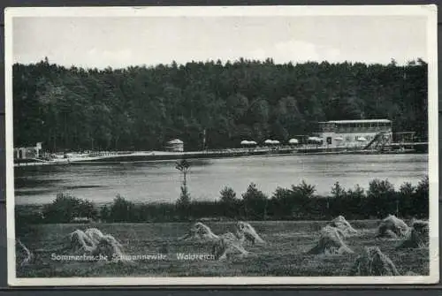 (4621) Sommerfrische Schmannewitz  Waldteich - gel. 1933 - 4767 - 25947 Brück & Sohn, Meißen