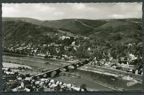 (4605) Trier - Luftbild - gel. 1961 - Originalfoto Agfa