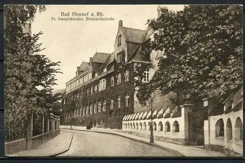 (4567) Bad Honnef a. Rh. - St. Josephkloster, Bismarckstraße - Lyzeum, Frauenschule u. Pensionat - n. gel. - h17