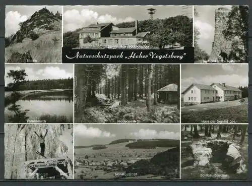 (4551) Naturschutzpark "Hoher Vogelsberg" - Der Bergasthof Hoherodskopf - Mehrbildkarte - n. gel. - Echt Foto