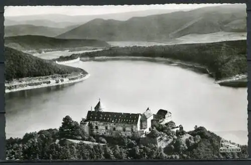 (4549) Schloss Waldeck - Fliegeraufnahme - gel. 1950 - CTM 13723