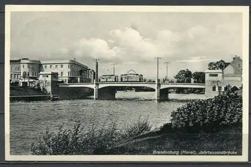 (4543) Brandenburg (Havel)  Jahrtausendbrücke - gel. 1931