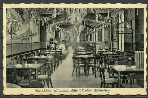 (04540) Gaststätte "Schwarzer Adler", Berlin-Schöneberg - gel. 1930er
