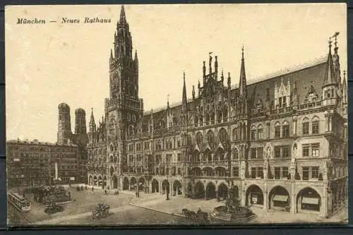 (4537) München - Neues Rathaus - n. gel. - Ottmar Zieher, München 1922 x Br. Nr. 1001