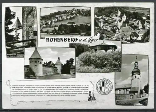 (04535) Burg Hohenberg a. d. Eger - Mehrbilkarte mit kleiner Chronik - gel. 1972
