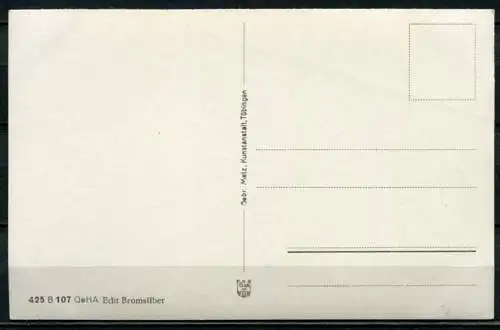 (4527) Schwarzwaldhaus mit Gedicht v. Ludwig Auerbach - n. gel. - 425 B 107 GeHA Echt Bromsilber - Metz