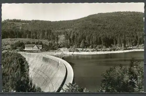 (4522) Gasthaus zur Schwarzenbachtalsperre bei Forbach / Murgtal - gel. 1962 - Agfa