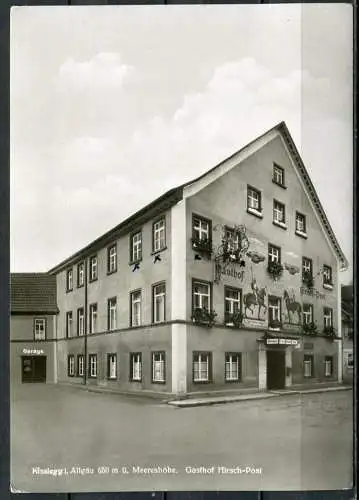 (04510) Kisslegg i. Allgäu 650 m ü. Meereshöhe - Gasthof Hirsch-Post - gel. 1941