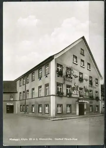 (4510) Kisslegg i. Allgäu 650 m ü. Meereshöhe - Gasthof Hirsch-Post - gel. 1941