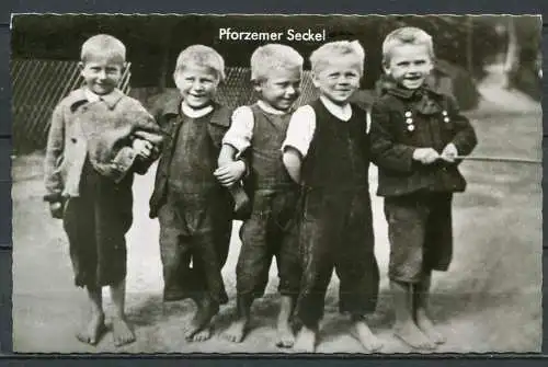 (04507) Pforzemer Seckel - Kinder in Trachten - Pforzheim - gel. 1966 - Metz