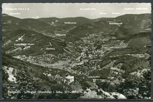 (4481) Panorama - Luftkurort Ottenhöfen i. Schw. 311 - 900 m ü. M. - gel.