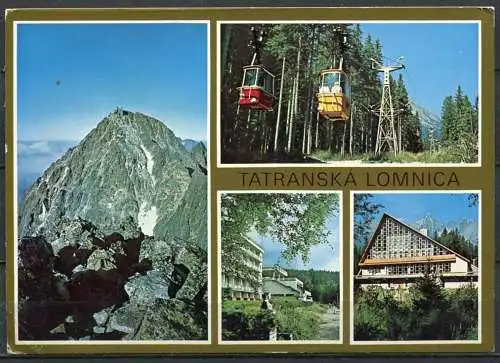 (04470) Tatranska Lomnica - Hohe Tatra - Mehrbildkarte - gel.