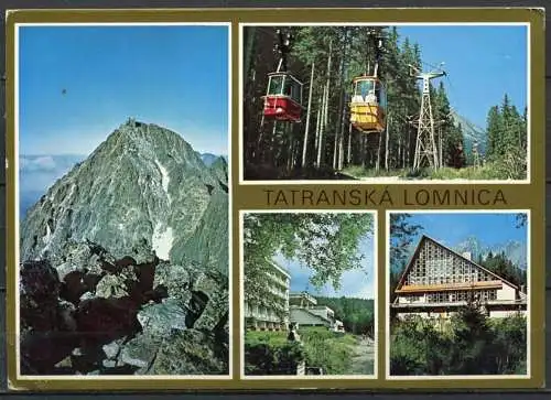 (4470) Tatranska Lomnica - Hohe Tatra - Mehrbildkarte - gel.