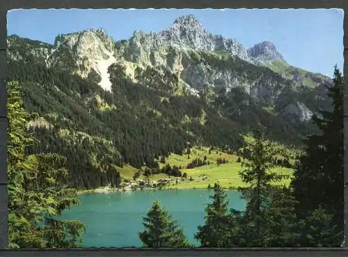 (04450) Haldensee/Tirol mit Blick auf Haller, Gimpel 2176 m und Rote Flüh 2111 m - n. gel.
