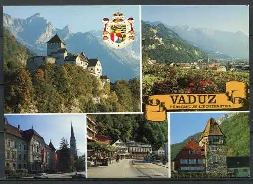 (04442) Vaduz - Fürstentum Liechtenstein - Mehrbildkarte - n. gel. - Nr. 40 Verlag Hubert Gassner, Vaduz