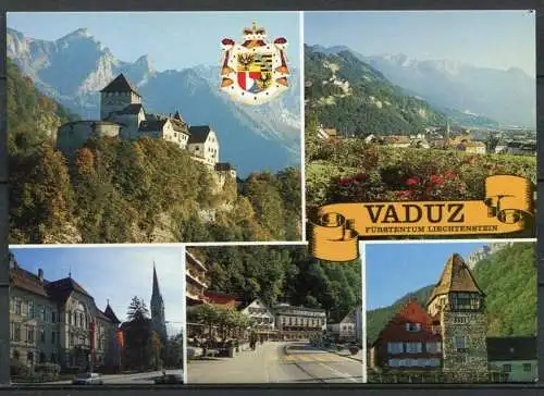 (4442) Vaduz - Fürstentum Liechtenstein - Mehrbildkarte - n. gel. - Nr. 40 Verlag Hubert Gassner, Vaduz