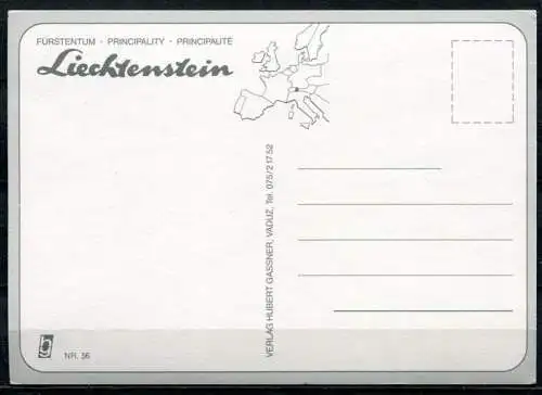 (4440) Chronik von Vaduz - Fürstentum Liechtenstein - n. gel. - Nr. 56 Verlag Hubert Gassner, Vaduz