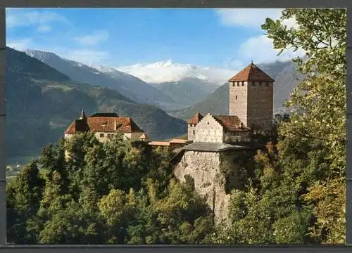 (4429) Schloss Tirol, 600 m bei Meran gegen Ortlergruppe - n. gel.
