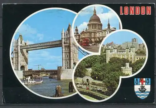 (04421) London - Mehrbildkarte - gel. 1979