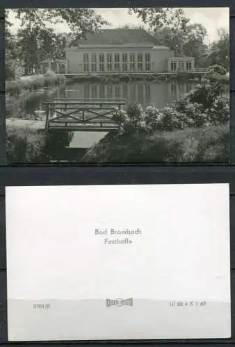 (04411**) Bad Brambach / Sachsen - 10 Dick-Fotos s/w in Mappe - DDR - Dick-Foto-Verlag