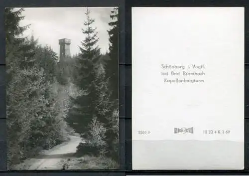 (04411**) Bad Brambach / Sachsen - 10 Dick-Fotos s/w in Mappe - DDR - Dick-Foto-Verlag
