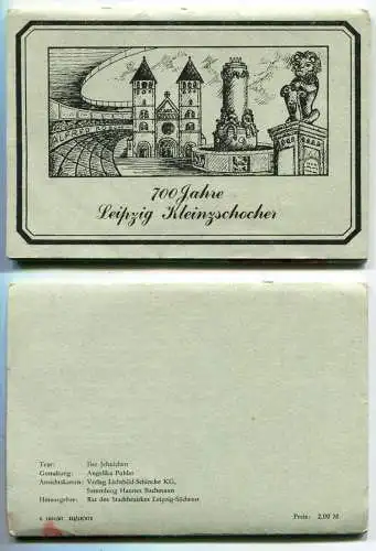 (4406**) 700 Jahre Leipzig Kleinzschocher 1287 - 1987 - Historische Ansichtskartenserie 8 AK - DDR