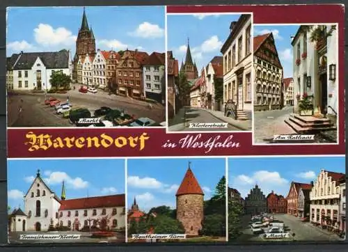 (04391) Warendorf in Westfalen - Mehrbildkarte - gel. 1978 - Krapohl-Verlag