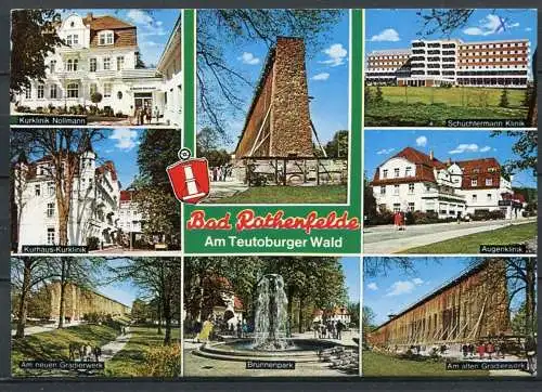 (04389) Bad Rothenfelde - Am Teutoburger Wald - Mehrbildkarte - gel. 1976 - Agfacolor Rte 549  74/10