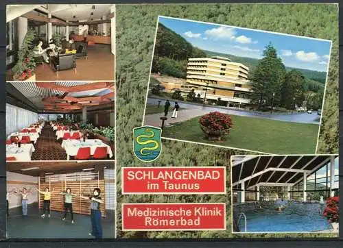 (04387) Schlangenbad im Taunus - Mehrbildkarte - gel. 1978 - Schöning & Co. + Gebr. Schmidt