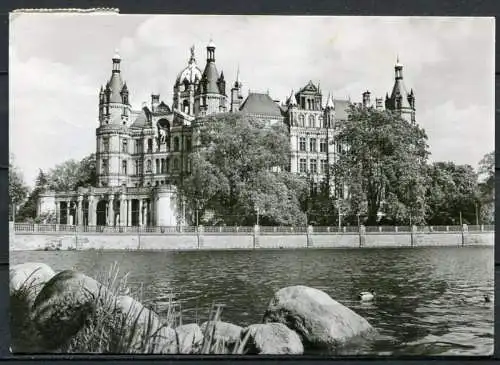 (4362) Schwerin - Schloß (jetzt Pädagog. Institut) - gel. - DDR - Bild und Heimat