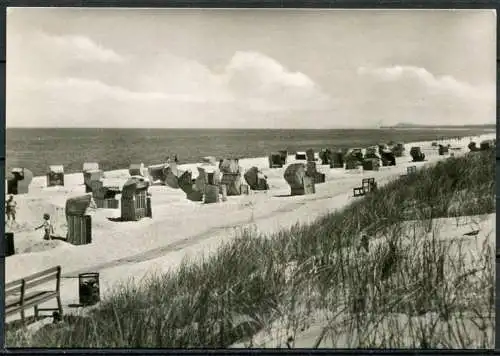 (4352) Trassenheide - Blick von der Düne auf den Strand - Echt Foto - n. gel. - DDR - VEB Bild und Heimat