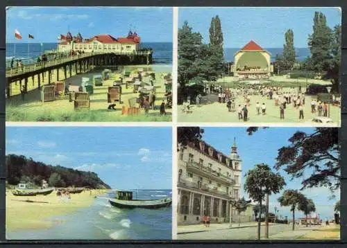 (04350) Grüße von der Insel Usedom - Mehrbildkarte - n. gel. - DDR - M 1/67 Us - Walter Werner KG Verlag