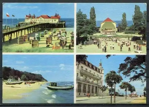 (4350) Grüße von der Insel Usedom - Mehrbildkarte - n. gel. - DDR - M 1/67 Us - Walter Werner KG Verlag