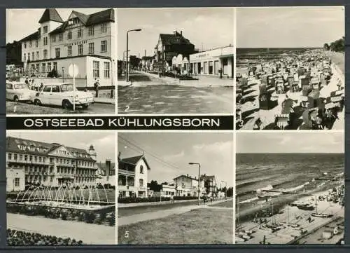(04346) Ostseebad Kühlungsborn - Mehrbildkarte - Echt Foto - n. gel. - DDR - VEB Bild und Heimat