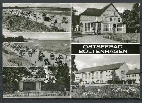 (04343) Ostseebad Boltenhagen - Mehrbildkarte - Echt Foto - n. gel. - DDR - VEB Bild und Heimat