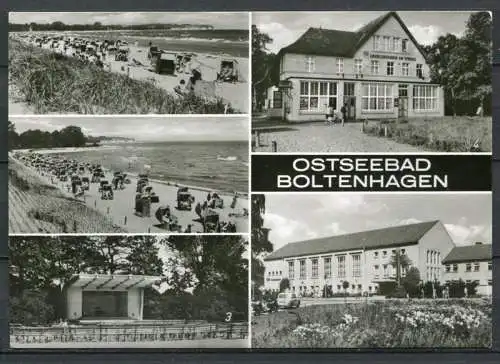 (4343) Ostseebad Boltenhagen - Mehrbildkarte - Echt Foto - n. gel. - DDR - VEB Bild und Heimat