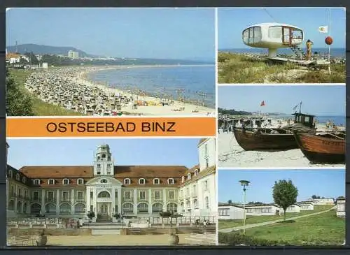 (04342) Ostsebad Binz - Mehrbildkarte - n. gel. - DDR - Bild und Heimat
