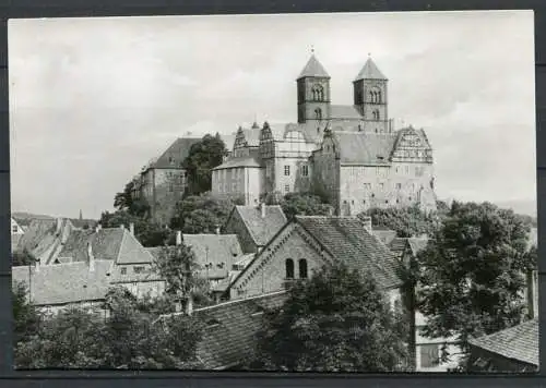 (4319) Quedlinburg - Blick auf Schloß und Dom - n. gel. - Echt Foto - DDR - Bild und Heimat Reichenbach