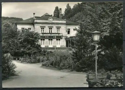 (04303) Bad Schandau - Kurhaus - n. gel. - DDR - Dick-Foto - Großbild-Foto