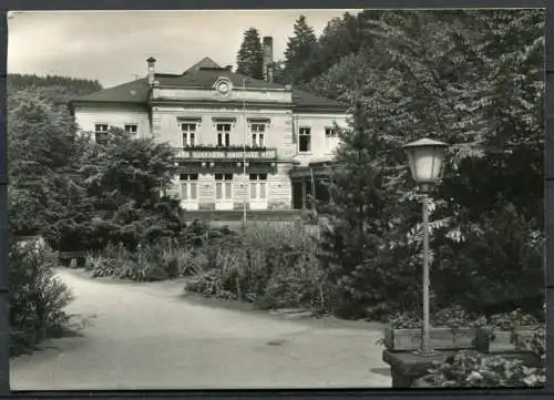 (4303) Bad Schandau - Kurhaus - n. gel. - DDR - Dick-Foto - Großbild-Foto