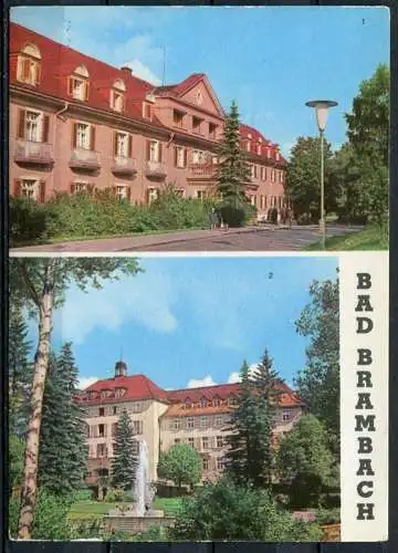 (4300) Bad Brambach - Vogtlandhaus - Joliot-Curie-Haus - n. gel. - DDR - Auslese-Bild-Verlag