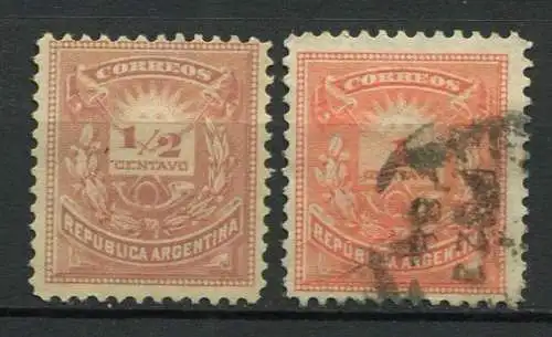 Argentinien Nr.47 + 48       O  used                 (502)