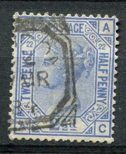 Grossbritannien Nr.59 Platte:22        O  used                (1420)