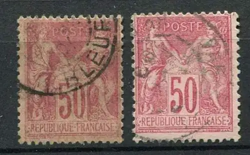 (1657) Frankreich Nr.81 I + II           O  gestempelt