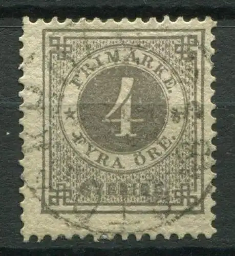 Schweden Nr.18 B              O  used                   (1367)