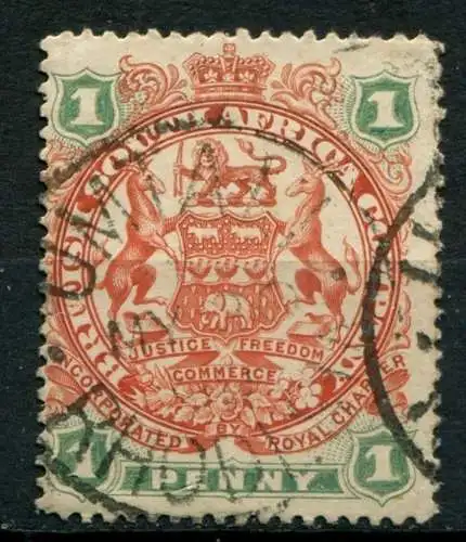 Britische Südafrika - Gesellschaft Nr.50         O  used       (018)