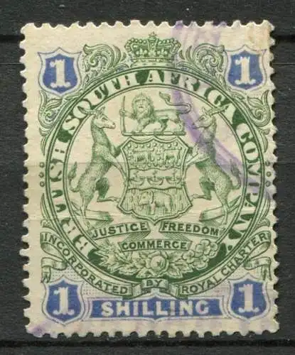 Britische Südafrika - Gesellschaft Nr.32         O  used       (013)