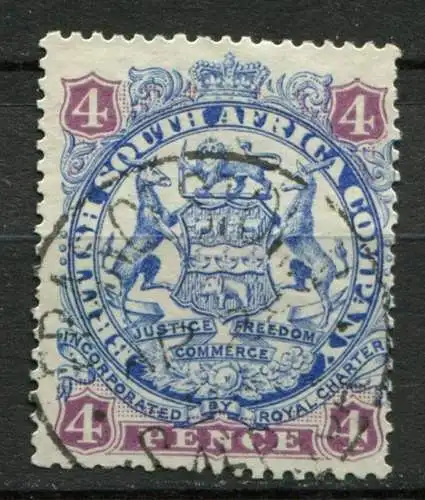 Britische Südafrika - Gesellschaft Nr.29         O  used       (009)